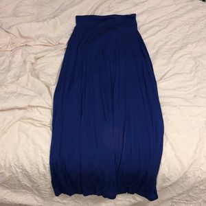 Blue Maxi Skirt